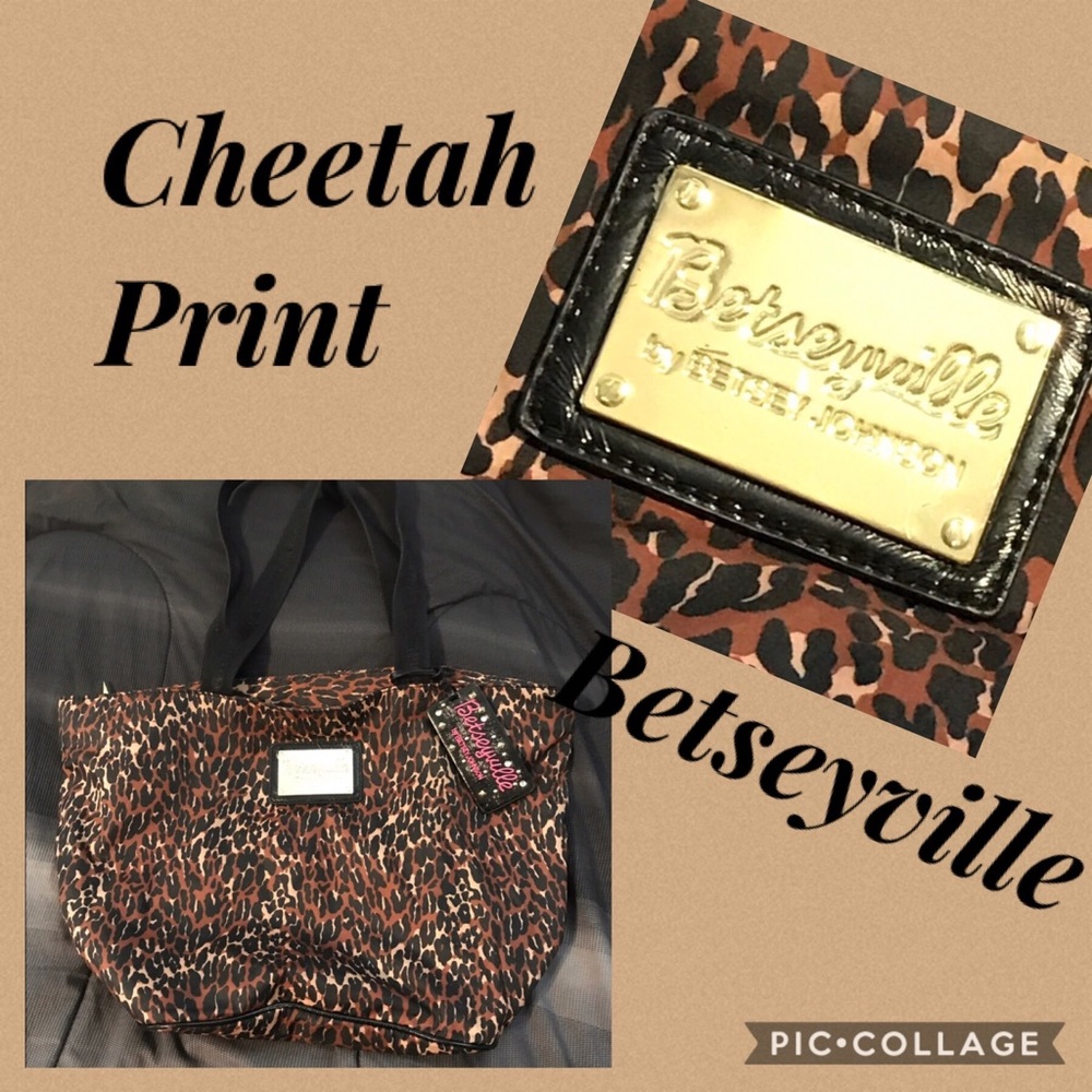 Cheetah print BETSEYVILLE Tote bag